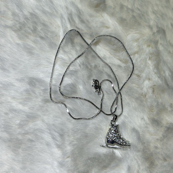 Figure Skate Charm Necklace - Picture 9 of 9